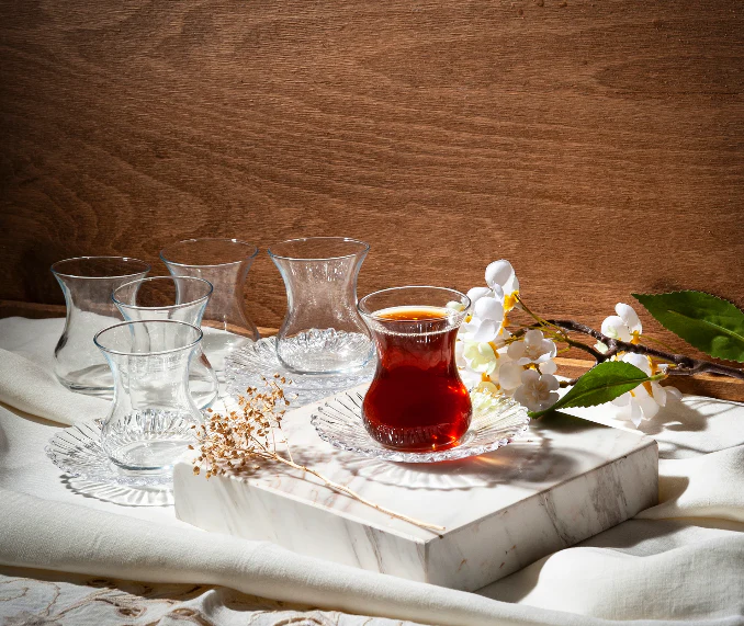 Pasabahce Aurora 12-delige Thee Set