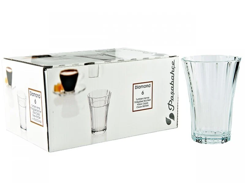 Pasabahce Diamond Drinkglazen 6 Delig 110cl - Image 3