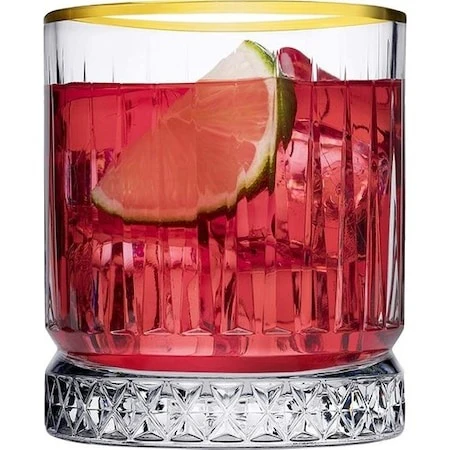 Pasabahce Elysia Gold Touch Limonade Glazen 4 Delig 355cc