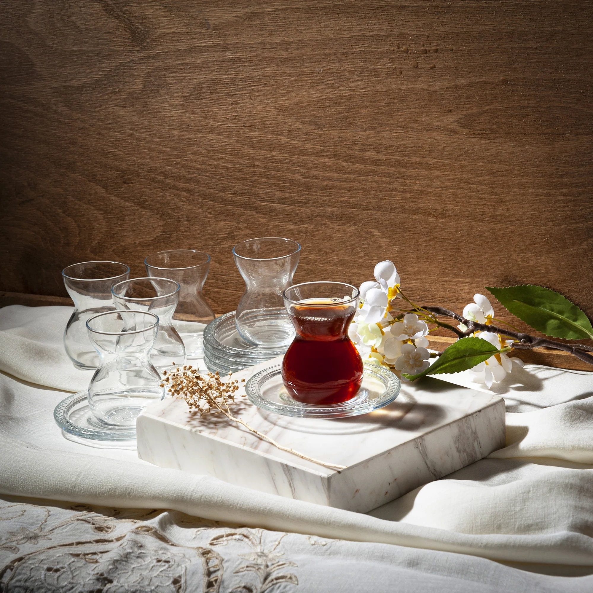 Pasabahce Etnik 12-delige Thee Set