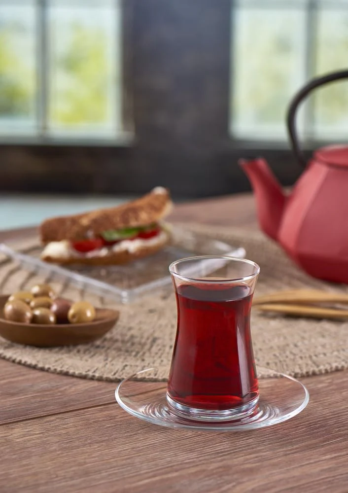 Pasabahce Heybeli Theeset 12 Delig | 6 Persoons