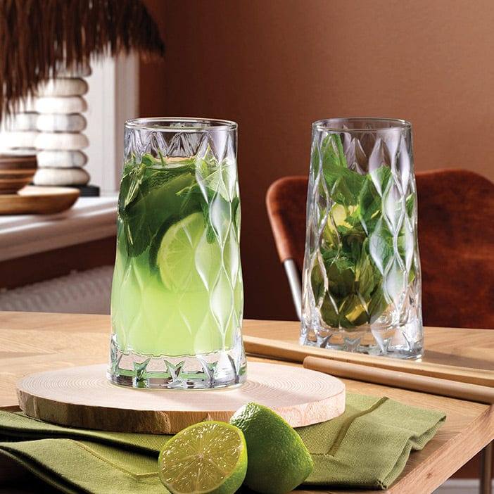 Pasabahce Leafy Limonade Glazen 4 Delig 450 cc - Image 3