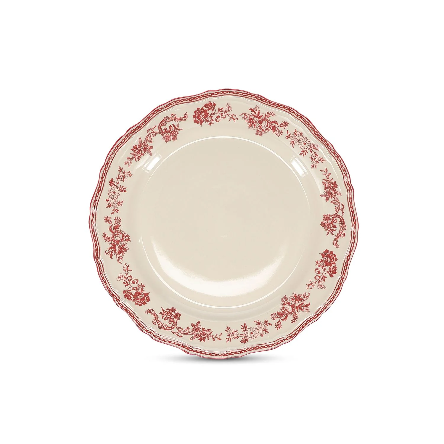 Plat bord 27cm burgundy Cyril