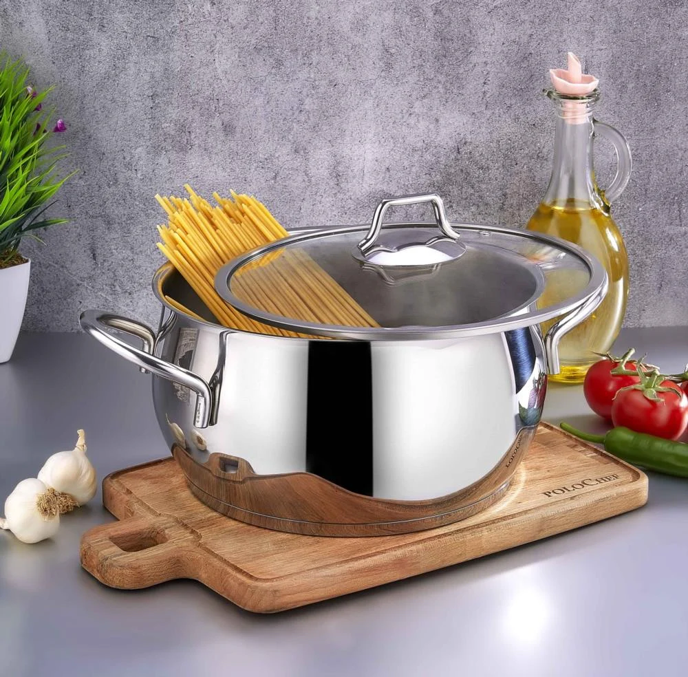 Polochef proline RVS Kookpan - 24cm