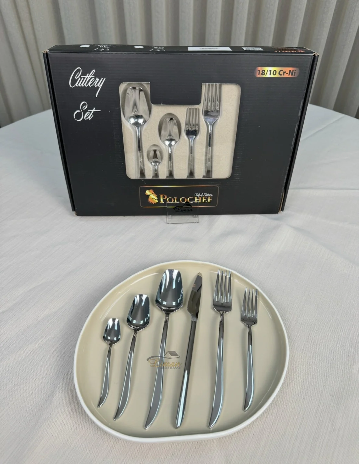 Polochef Quatro Bestekset 72-delig 12-persoons Zilver - Image 4