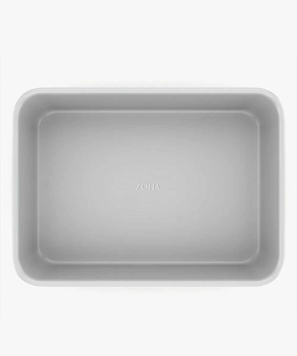 Rechthoekige keramische bakplaat beige – PFAS-vrij, Antiaanbak - Image 6