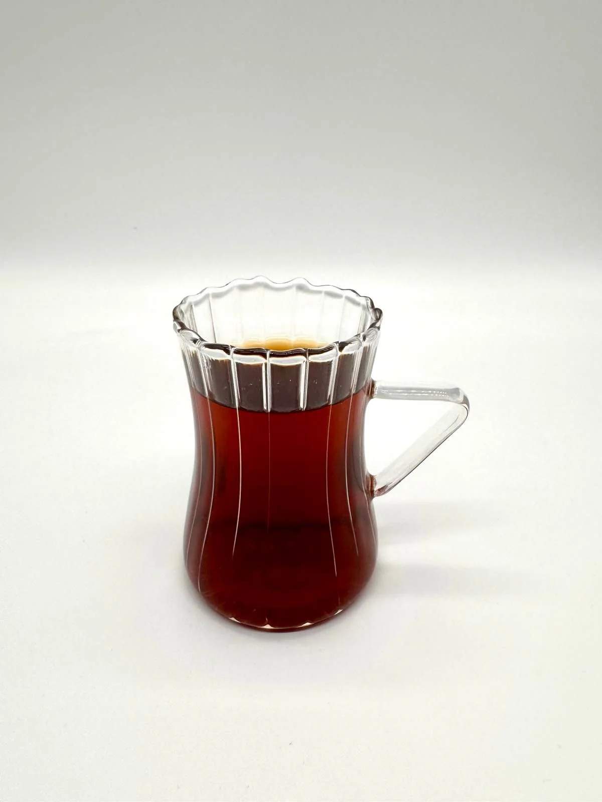 Ribbled Line  Borosilikat Theeglazen 6 Delig 200 ml - Image 5
