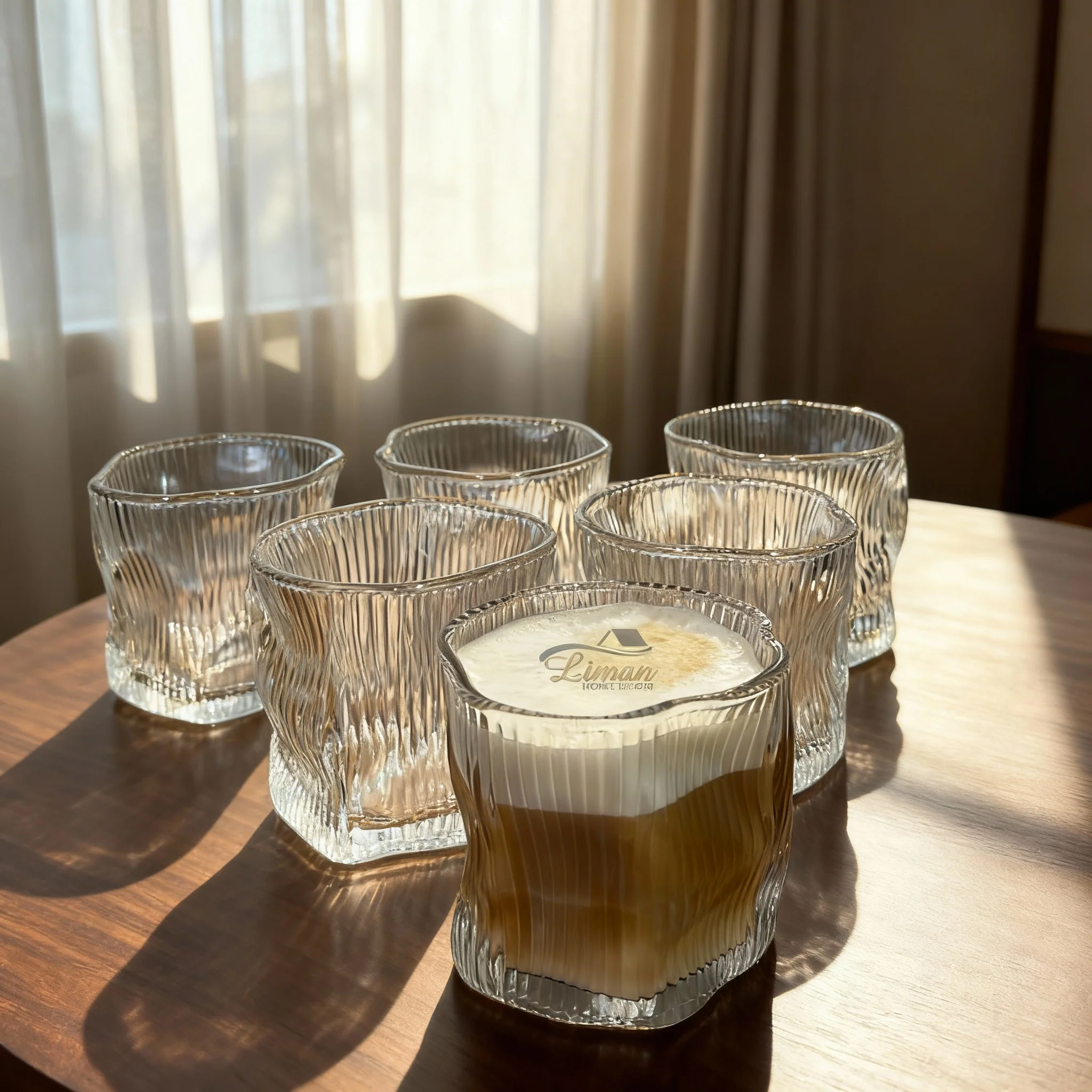 Ripple Zirconia Drinkglazen 200 - 6 Delig