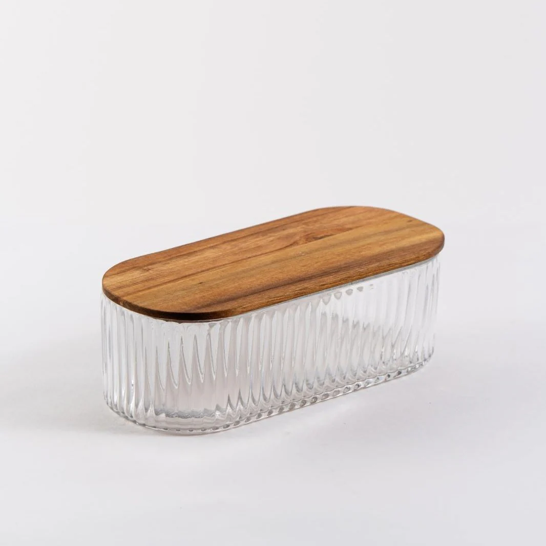 Rustic Wood bewaardoos | 21,5 cm