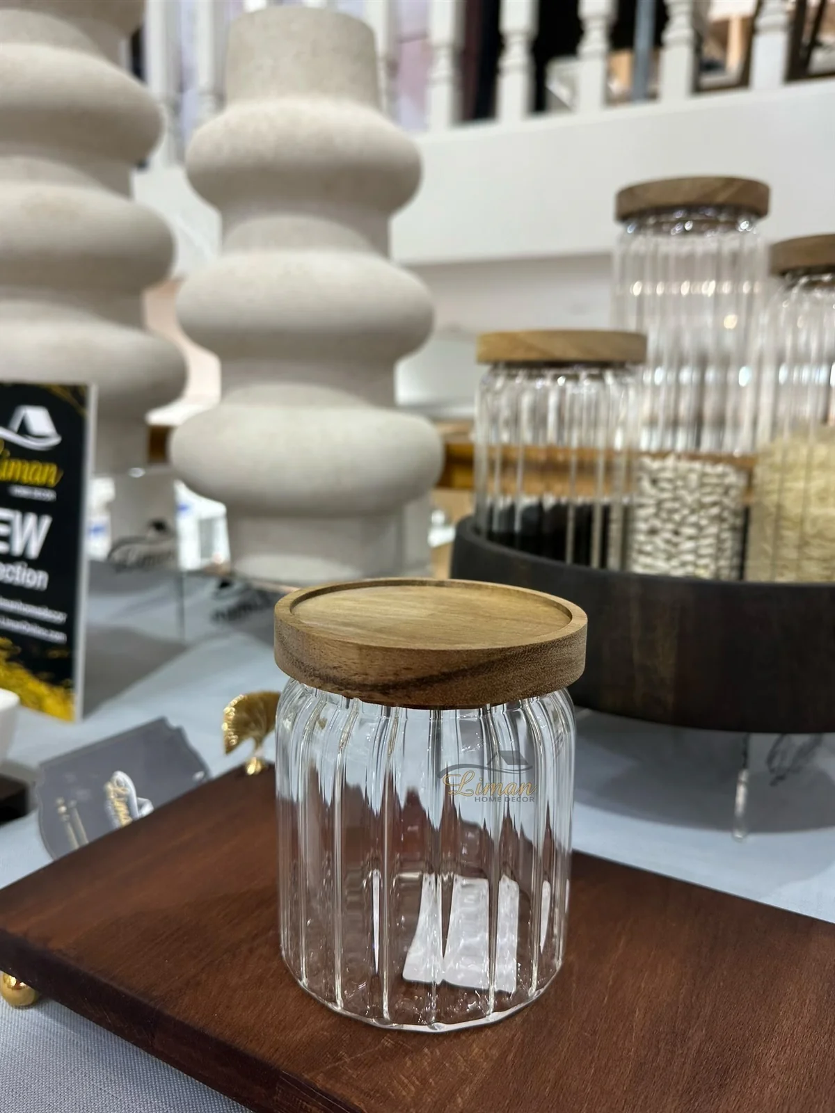 RUSTIC WOOD VORRAADPOT 445ML PER STUK