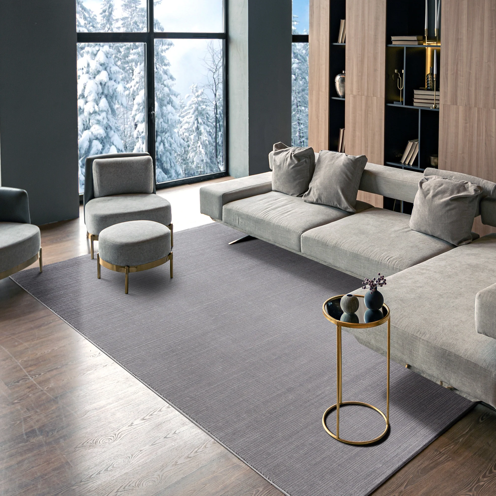 SEHRAZAT LIMA 6050 HALI GREY - Image 9