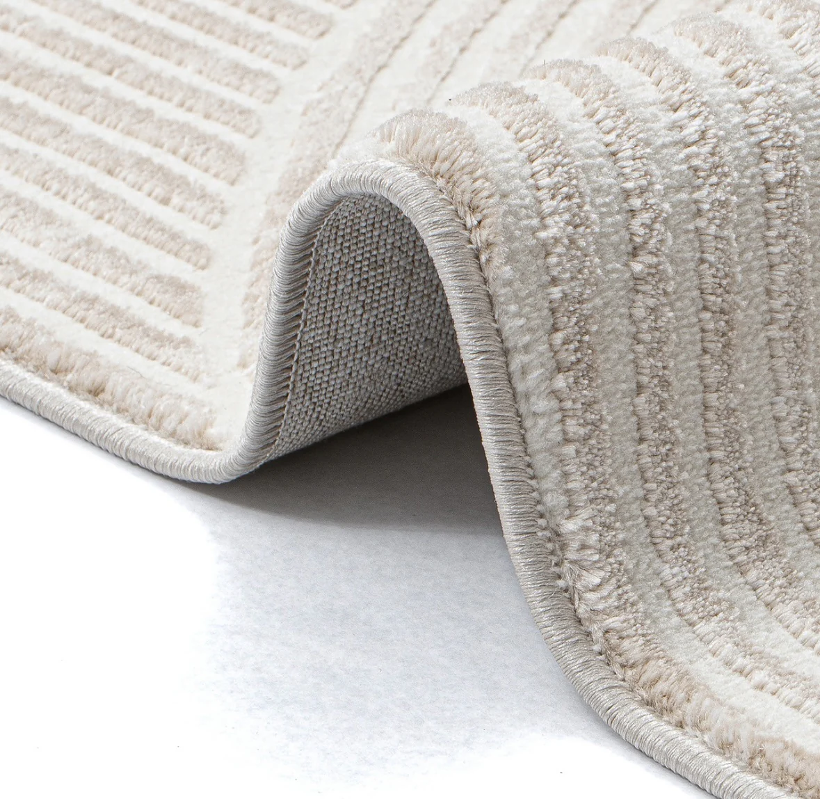 SEHRAZAT MODA 1120 BEIGE BOOGJES  VLOERKLEED - Image 5