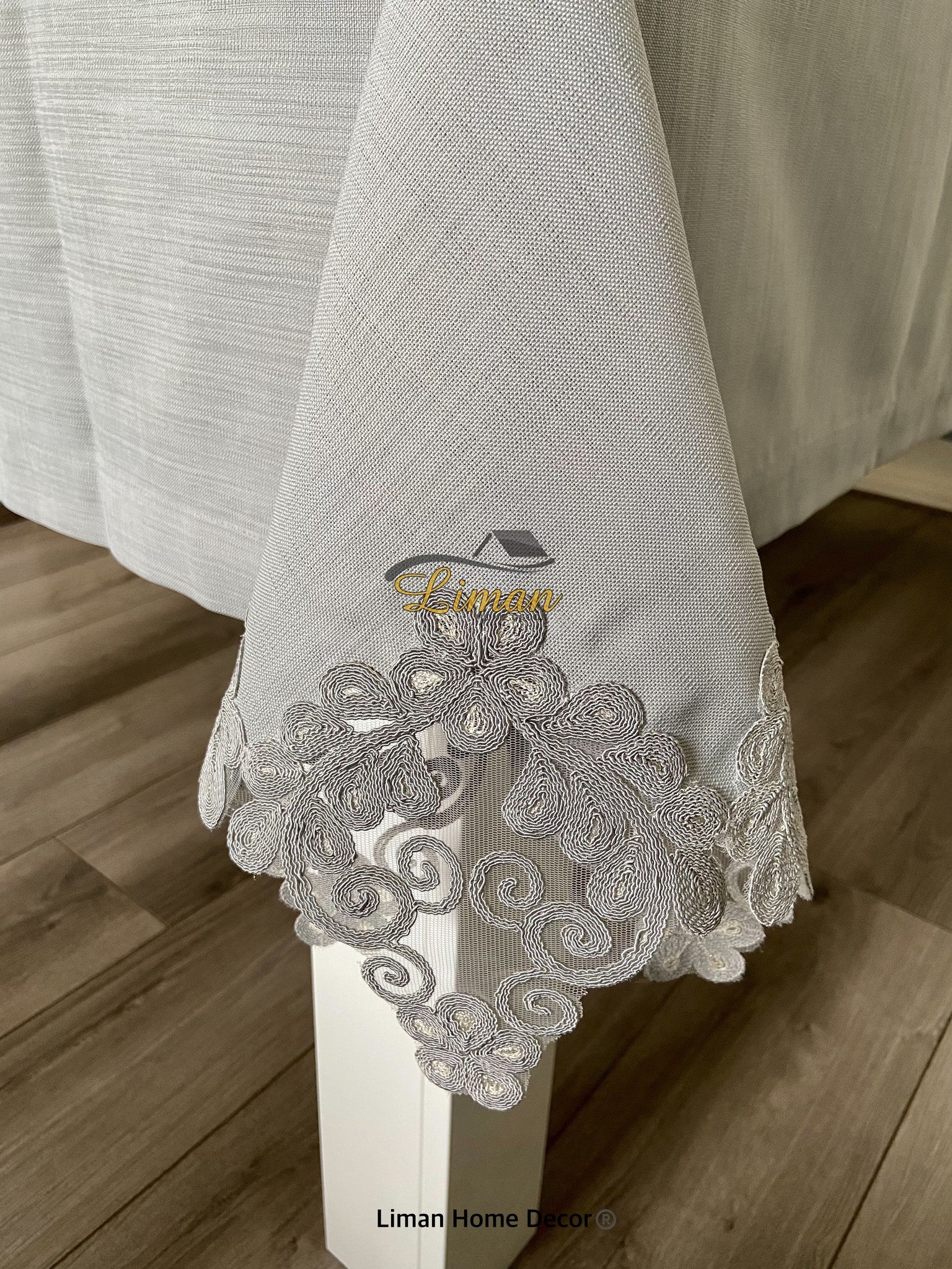 Sehzade Tafelkleed Set Met Placemat Grijs 34 Dlg - Image 7