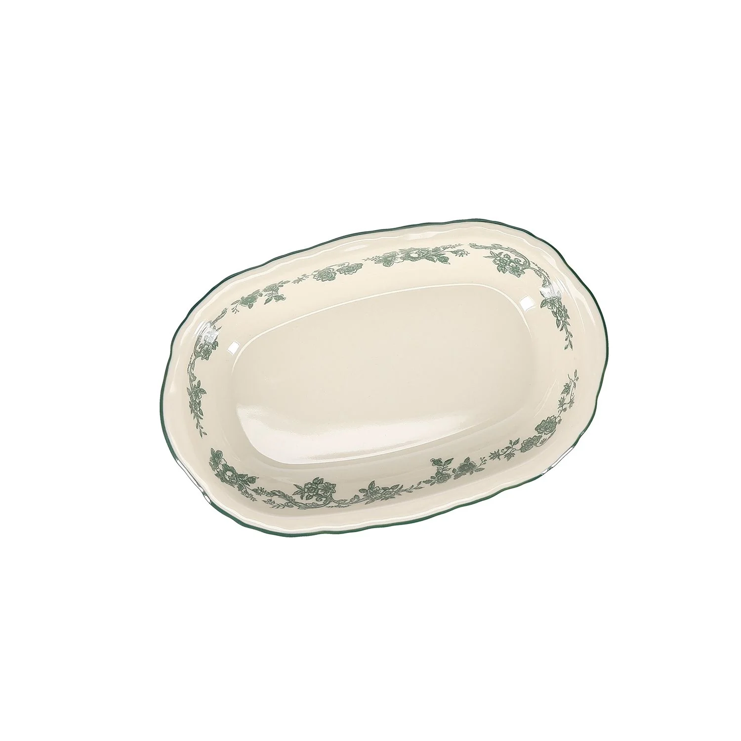 SERVEERSCHAAL 26,5X17,5XH4,5CM OVAAL GREEN CYRIL - Image 2