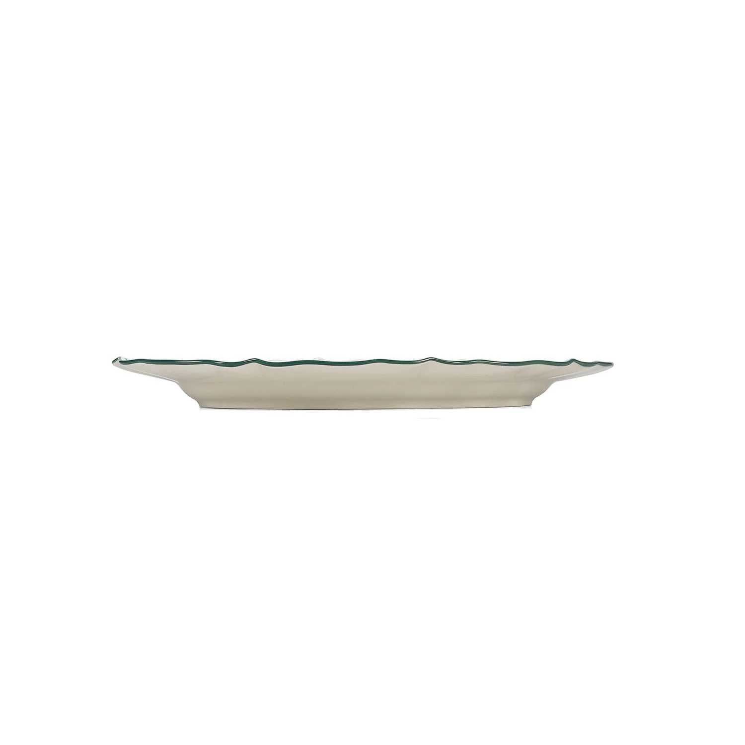 SERVEERSCHAAL 32,5X22,5CM OVAAL GREEN CYRIL - Image 3