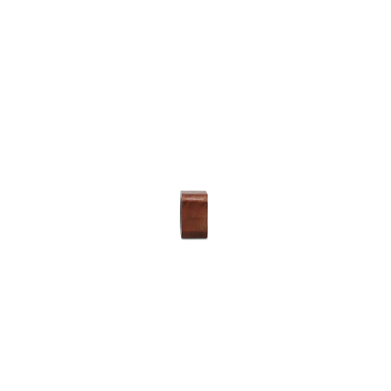 Servetring 4,5x4,5cm vierkant hout Moku - set/4 - Image 3