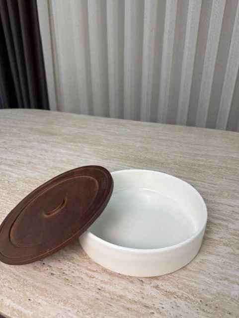 Sora Kom / Saladekom met Acacia Deksel Per stuk - Image 3