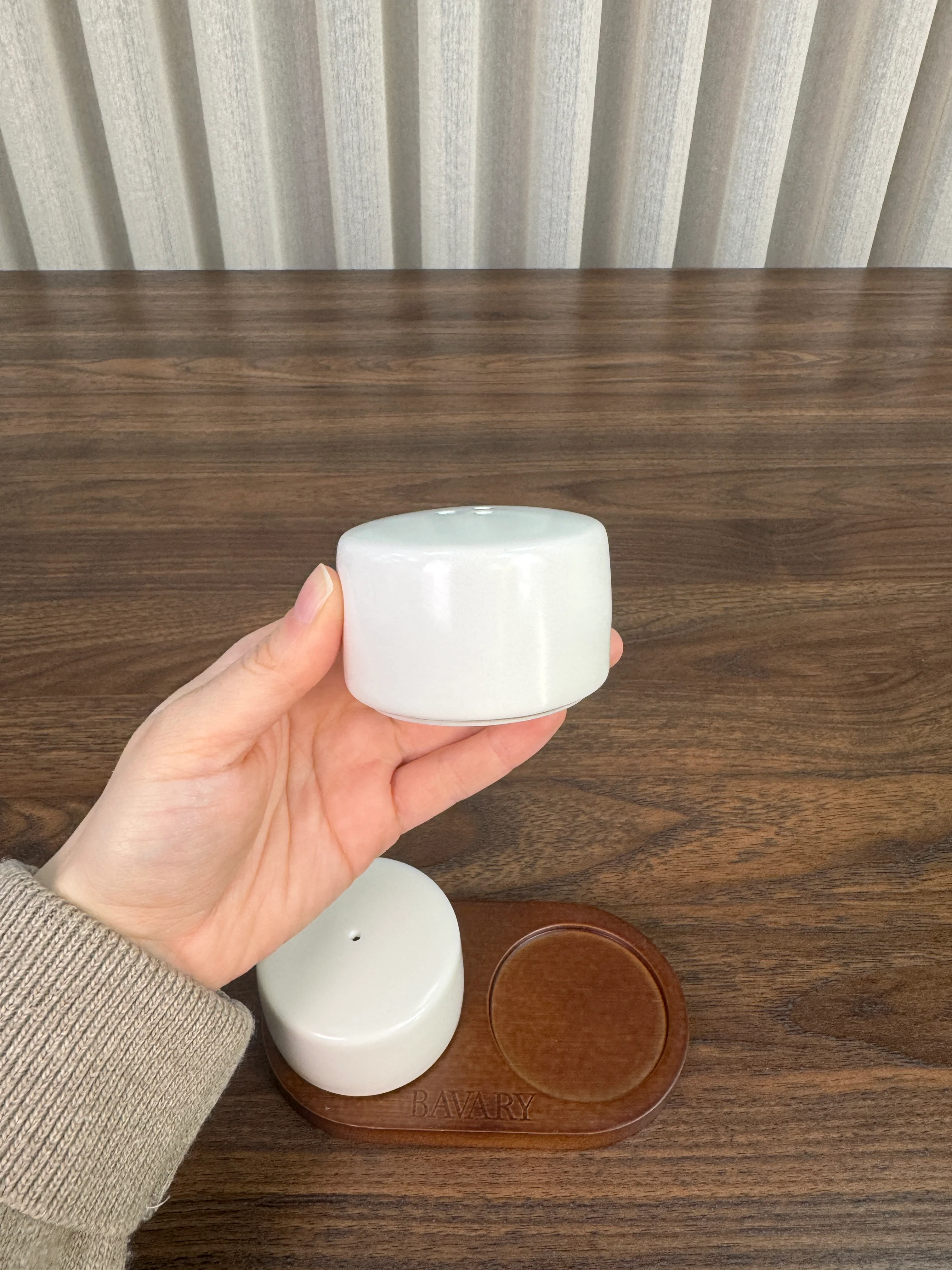 Sora Zout- / pepervaatje set met stand - Image 2