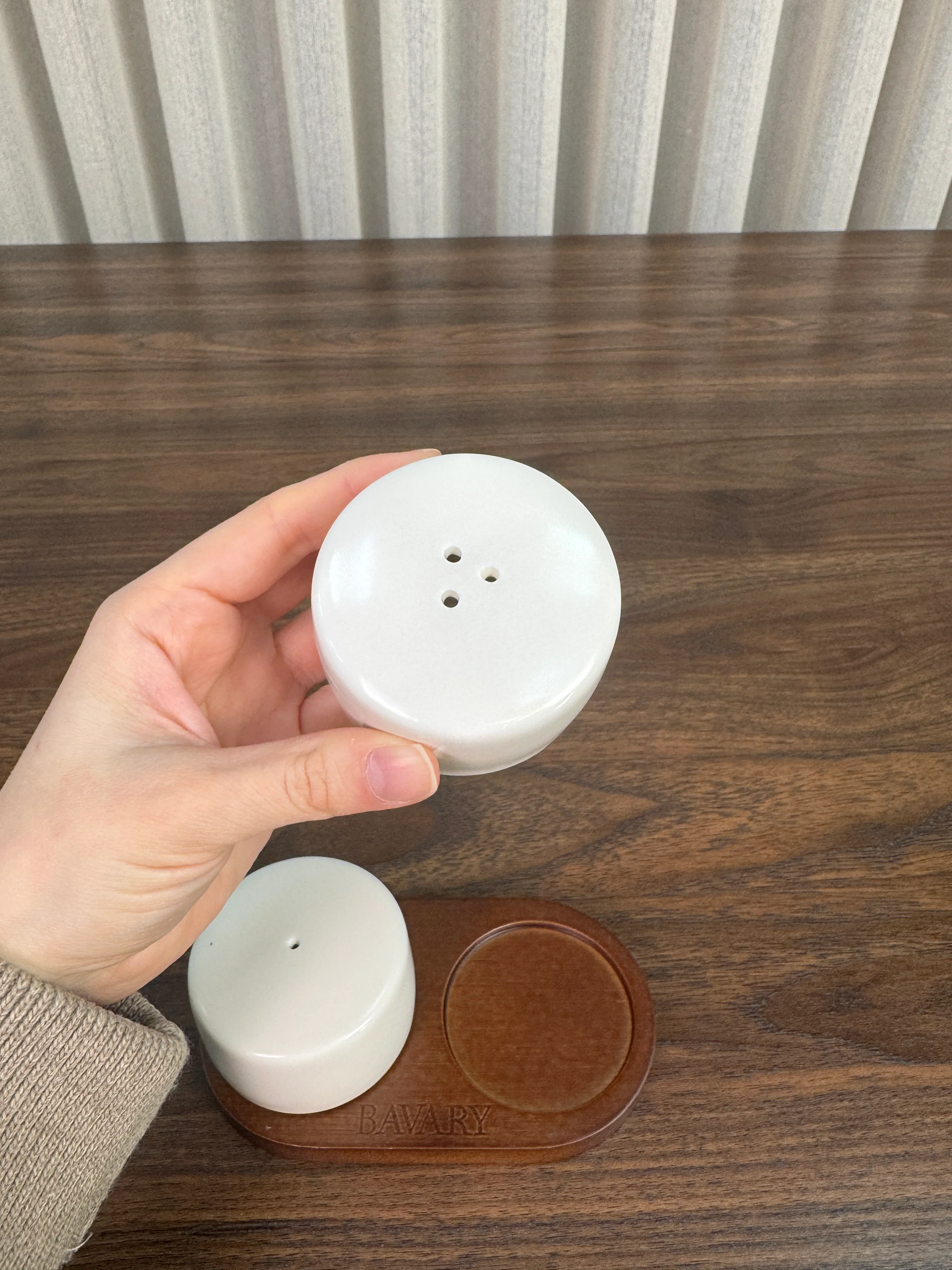 Sora Zout- / pepervaatje set met stand - Image 3