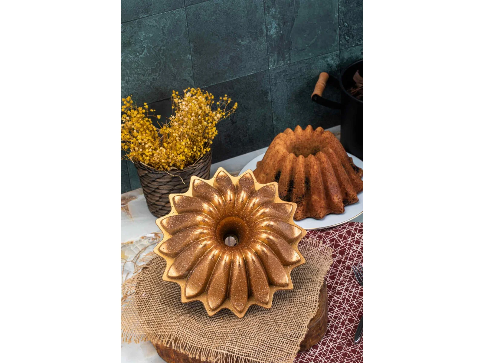 Tac Lena Granit Cakevorm Gold - Image 2