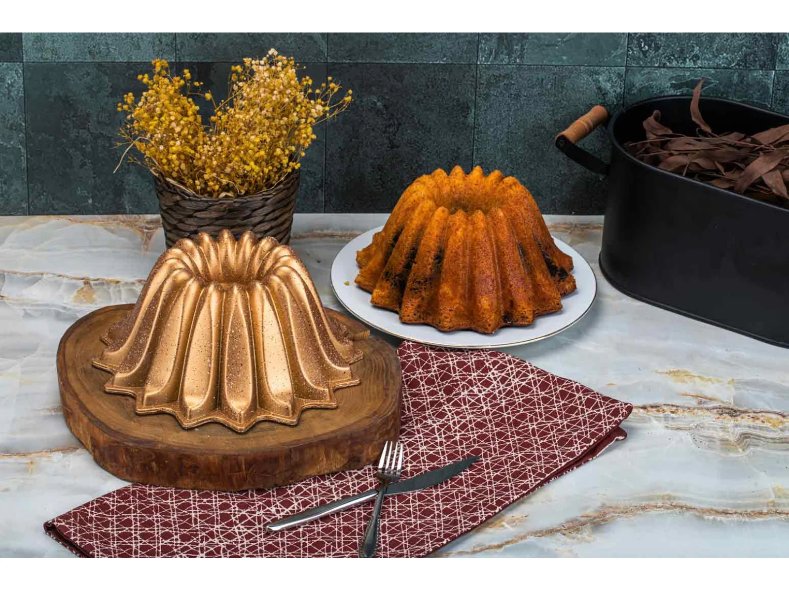 Tac Lena Granit Cakevorm Gold - Image 3
