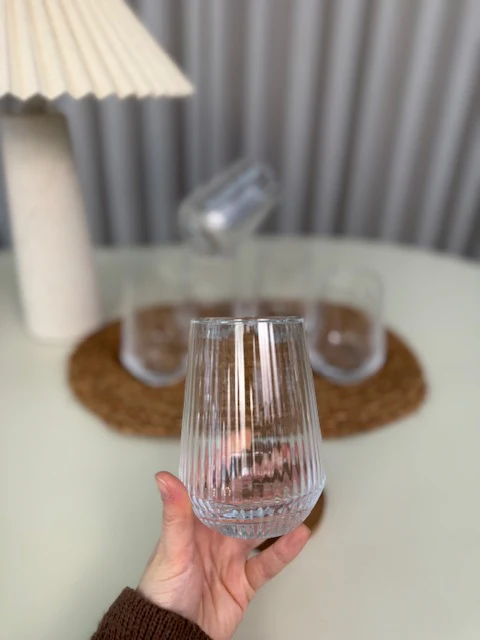 Terra Line Waterglazen 445cc | 6 Delig