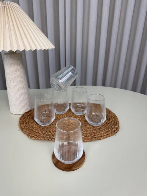 Terra Line Waterglazen 445cc | 6 Delig - Image 2