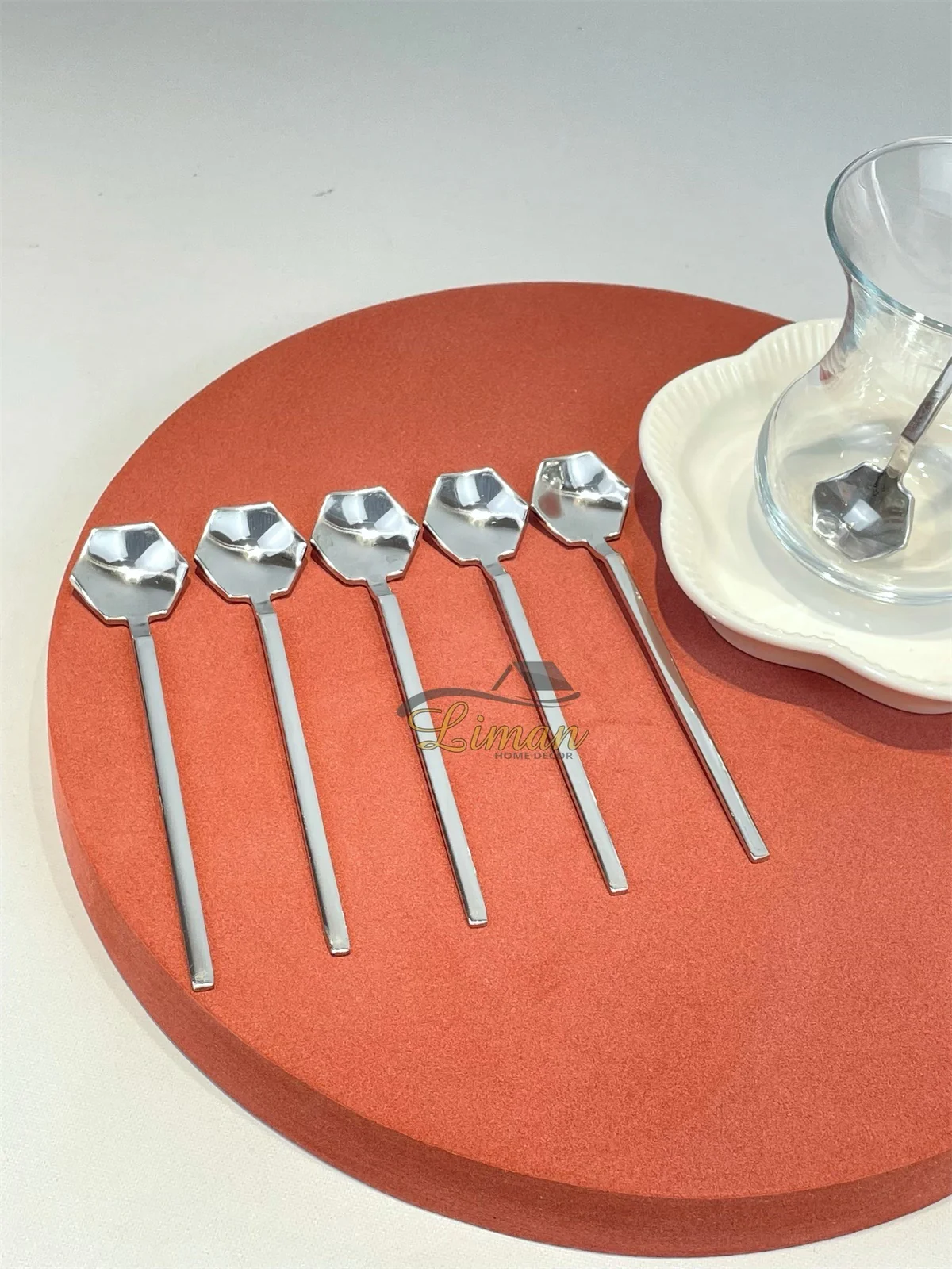 Tiamo Diamond Luxe Theelepel 6-Delig Zilver - Image 2