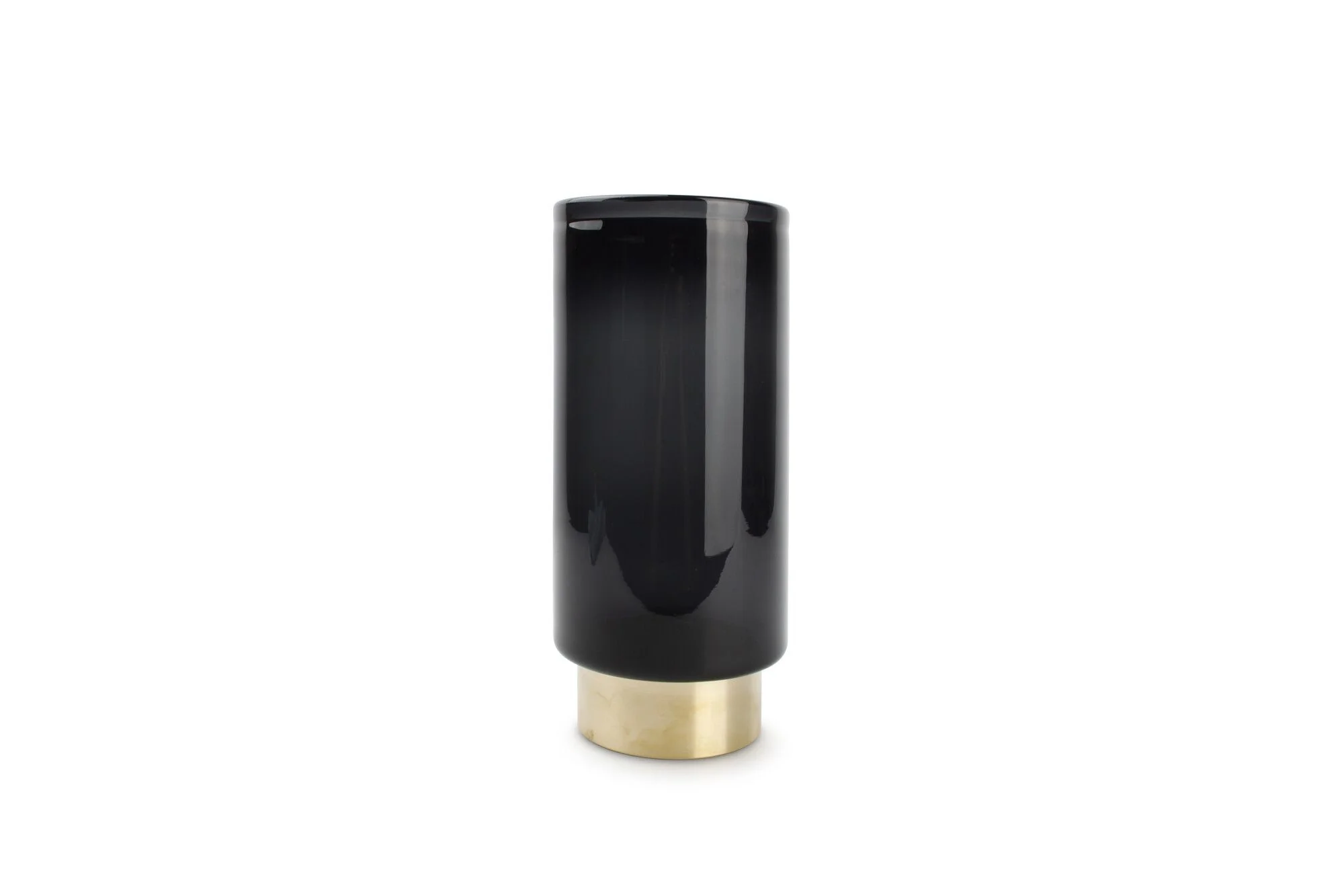 Vaas 11,5XH27,5cm zwart Manon - Image 2