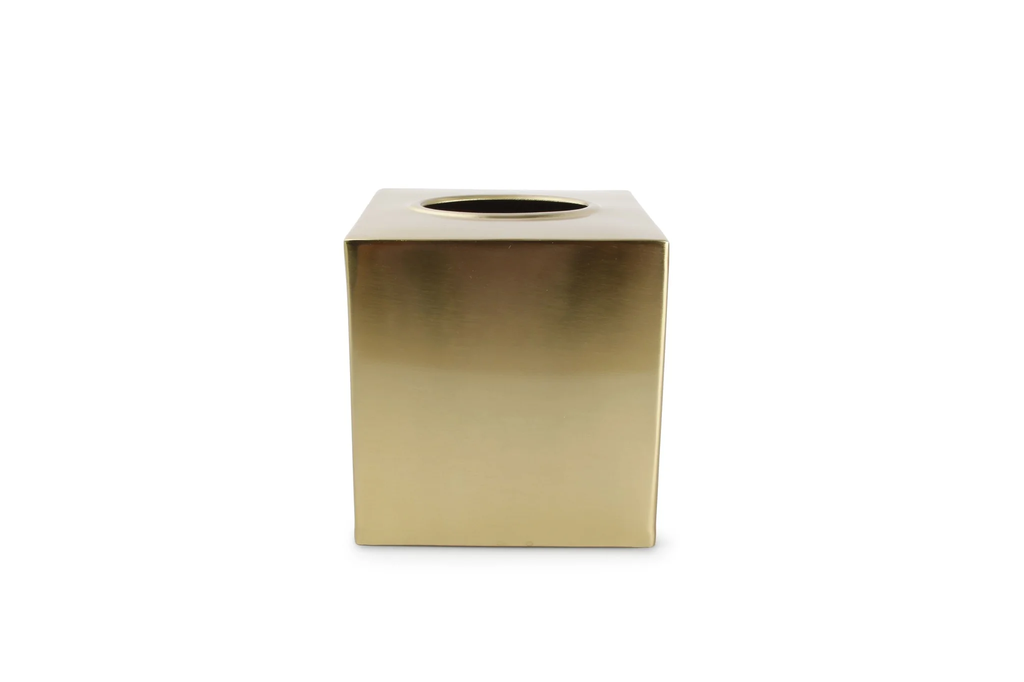 Vanity Tissue doos 12,5x12,5xH12,5cm goud - Image 2