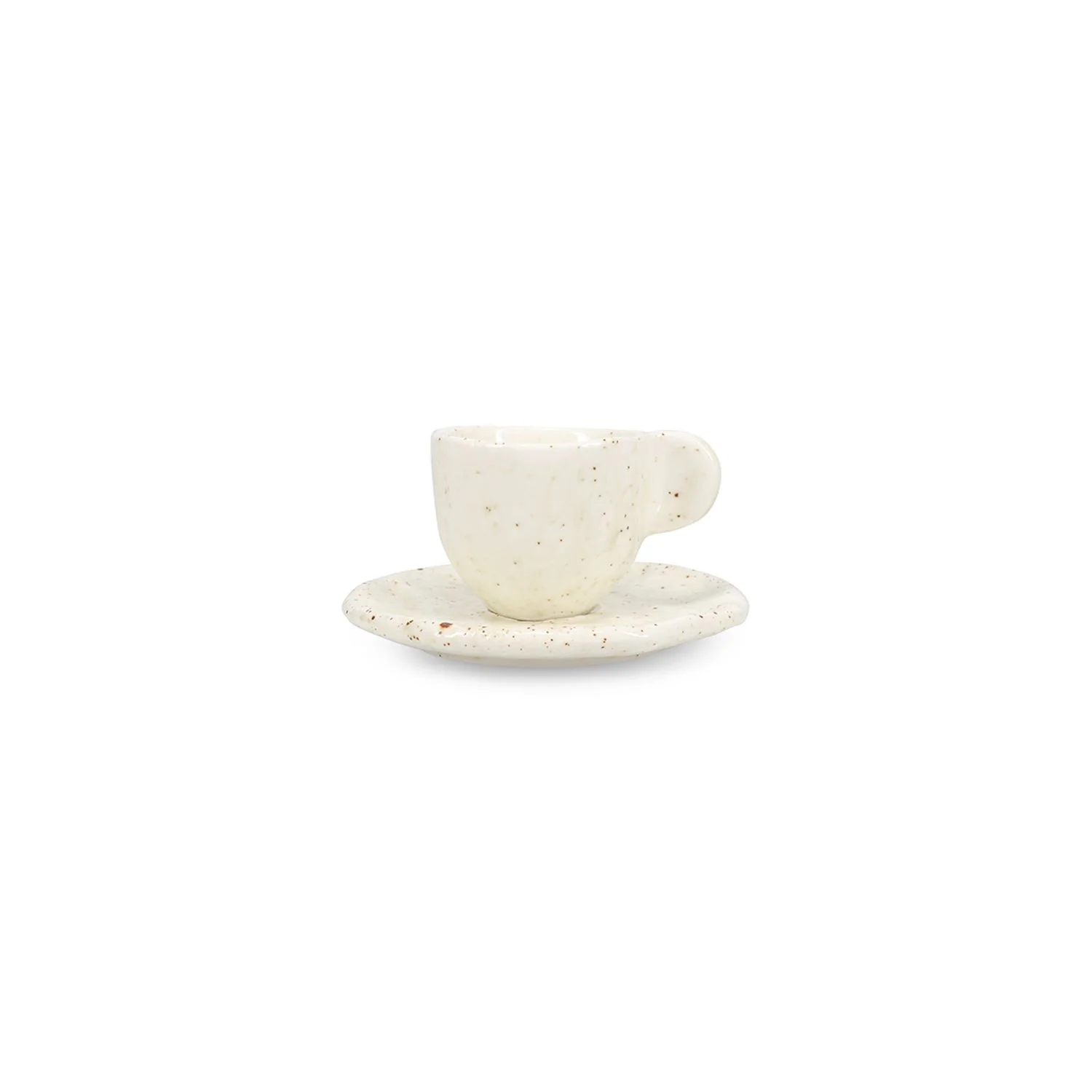 Vita beige Mokkaset 2 delig | 1 persoons - Image 2
